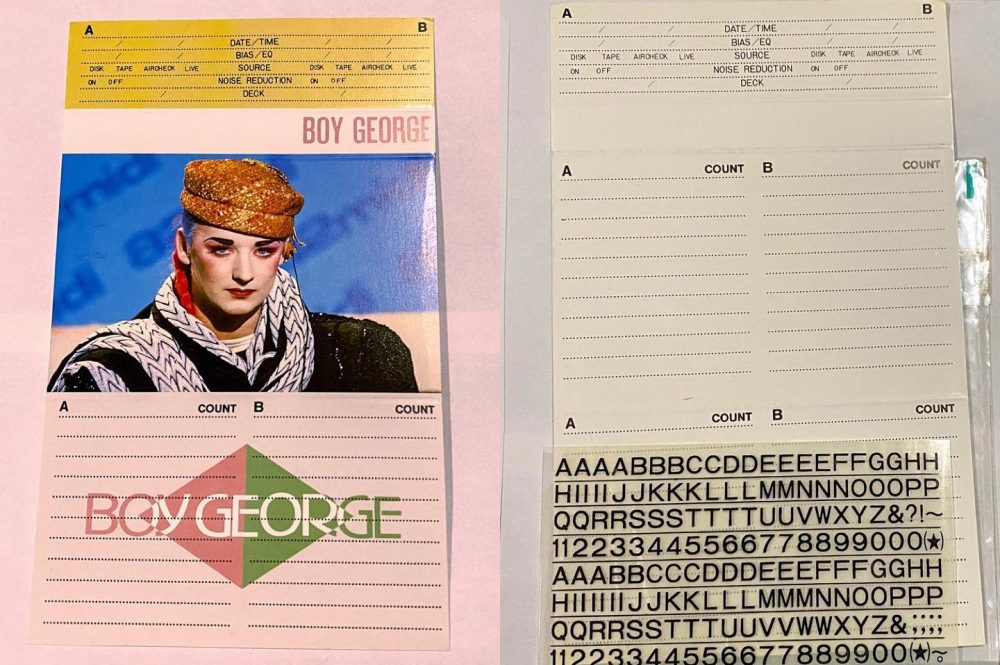 Boy George のカセットレーベル – Cafe de Shrimp